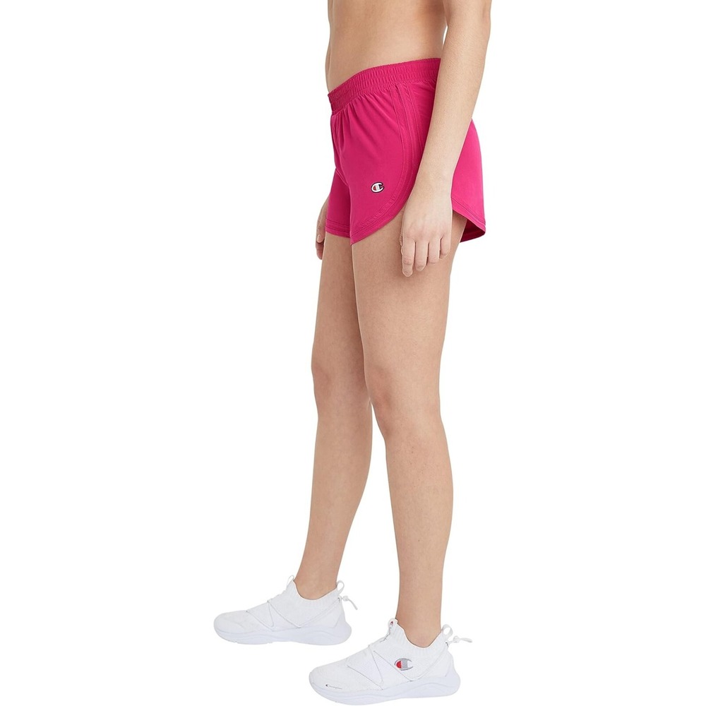 Champion, Varsity, Moisture Wicking, Lightweight Gym Shorts Fantastic Fuchsia, L - Picture 3 of 3